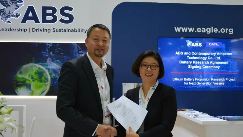 ABS and CATL are joining forces to research battery propulsion Photo: ABS