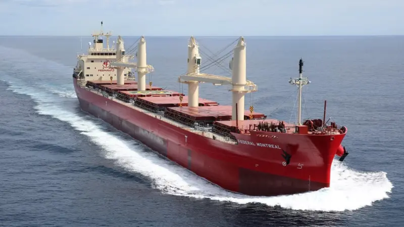 Federal Montreal, 18th in a 22-ship handysize series from Oshima (courtesy of DNV GL).