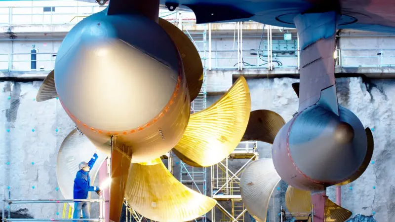 ABB is supplying its Azipod propulsion system to six new cruise ships Photo: ABB