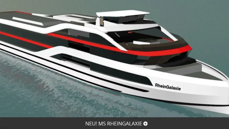 The MS RheinGalaxie is designed to host parties, events, concerts, cruises and meetings for up to 1,000 passengers and is due for delivery in May 2020.