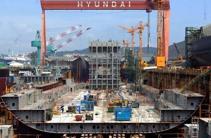 Hyundai shipyard