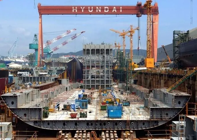 Hyundai shipyard