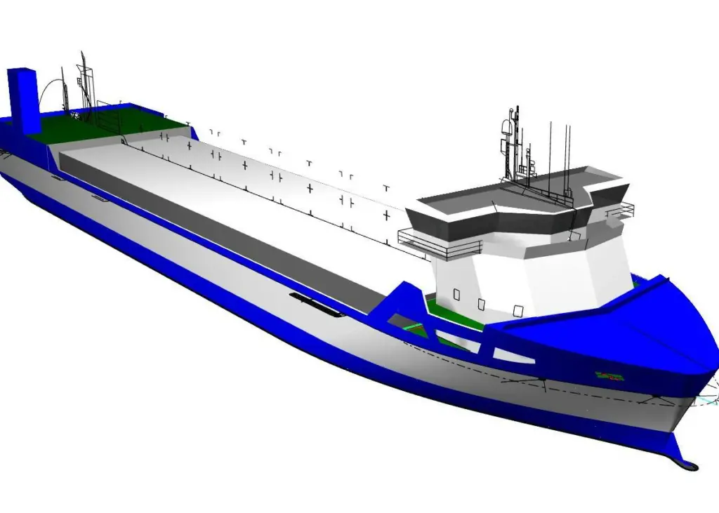 Three LNG fuelled short-sea vessels for Bore Ltd will be equipped with Wärtsilä integrated LNG systems Credit: Conoship/Bore