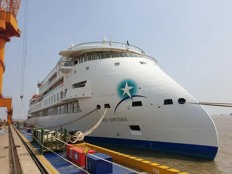 Greg Mortimer, designed to afford comfort, efficiency and safety in polar latitudes (credit: SunStone).