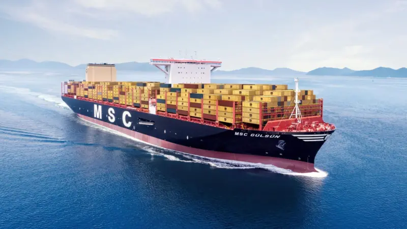 MSC is trialling a new thermal camera based fire detection system aboard the MSC Febe, a sistership of the MSC Gulsun (pictured).