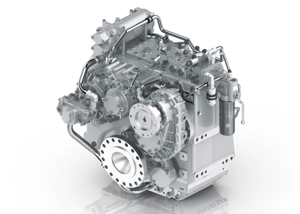 ZF 5200 A/V PTI is the first ZF Marine hybrid transmission that can be installed in both V (V drive) and A (down angle) positions.