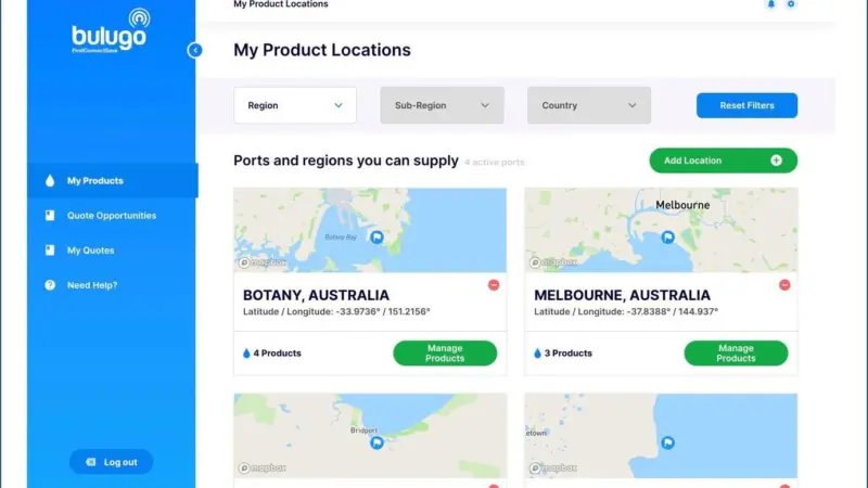 A new online platform from Bulugo helps owners and operators source the best fuels and lubricants Credit: Bulugo