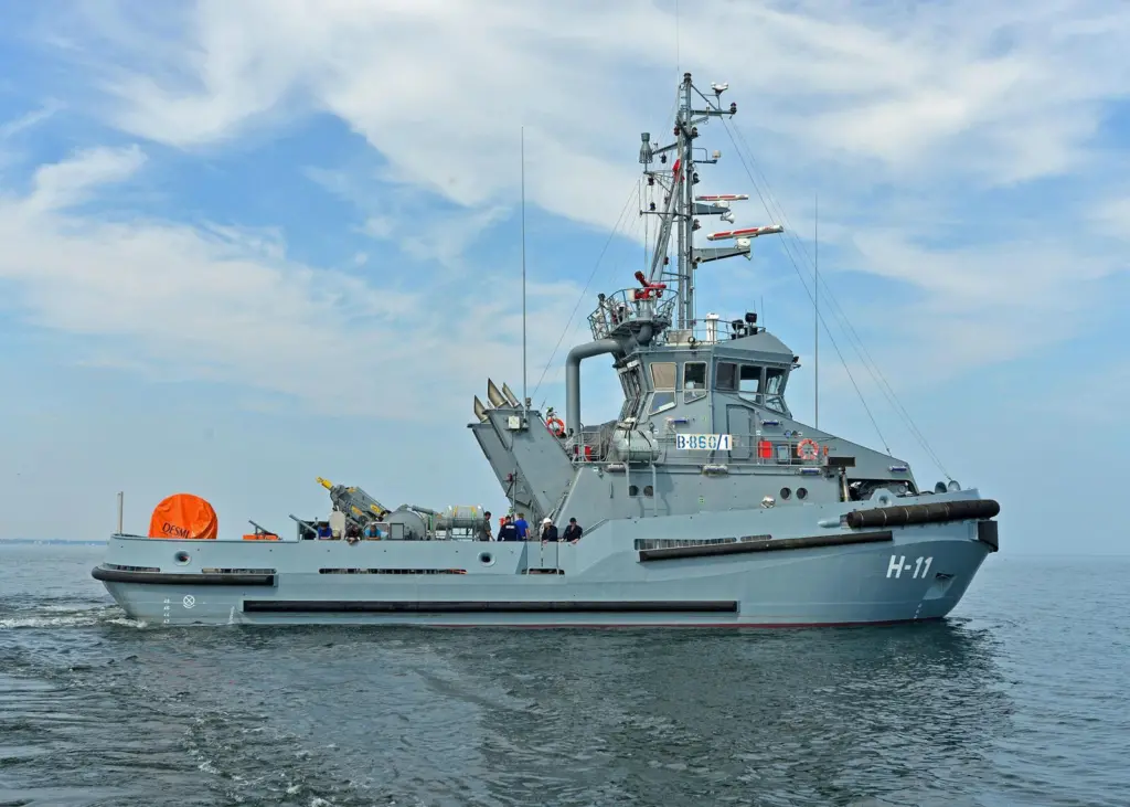 New tugs for the Polish Navy are fitted with Schottel Rudderpropellers Credit: Schottel