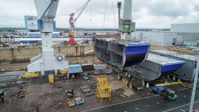 TT-Line’s next generation of ro-pax vessels will now be built at RMC's shipyard in Finland (credit: RMC).