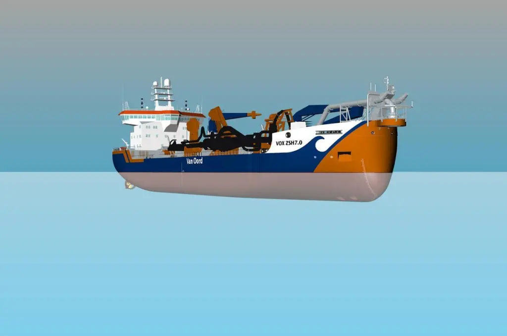 DMC is providing rudders and steering systems for three TSHDs Photo: DMC