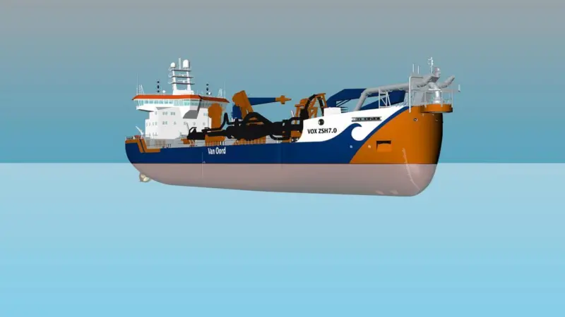 DMC is providing rudders and steering systems for three TSHDs Photo: DMC