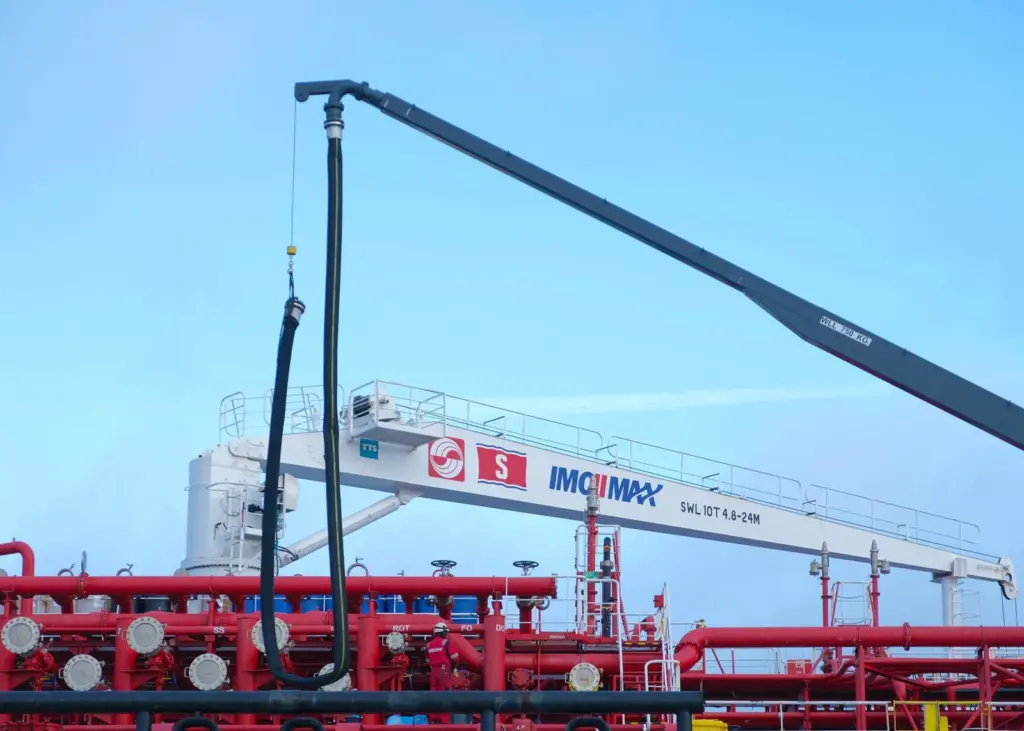 The ‘Stena Immortal’ taking on biofuel Photo: Stena Bulk