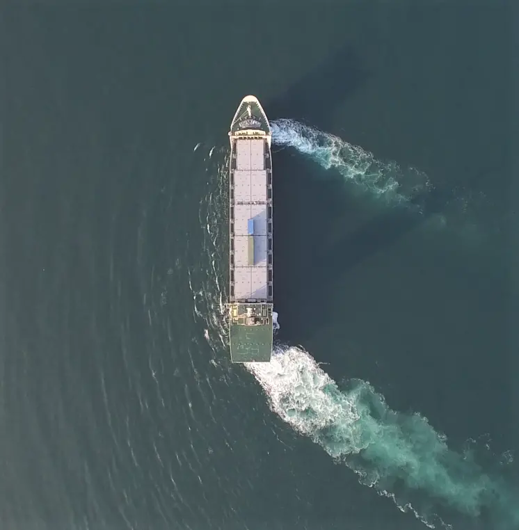 Evaluations of the innovative gate rudder assembly have shown improvements in both efficiency and manoeuvrability. (Copyright: Yamanaka Shipbuilding)