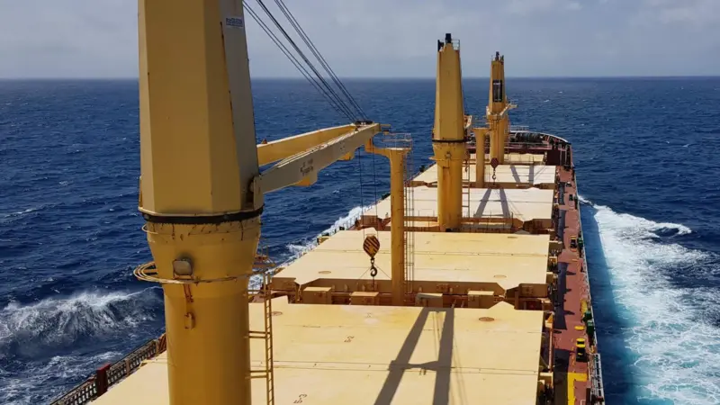 Bulk carrier, ‘M/V Trudy’, part of MINSHIP’s managed fleet Photo: MINSHIP
