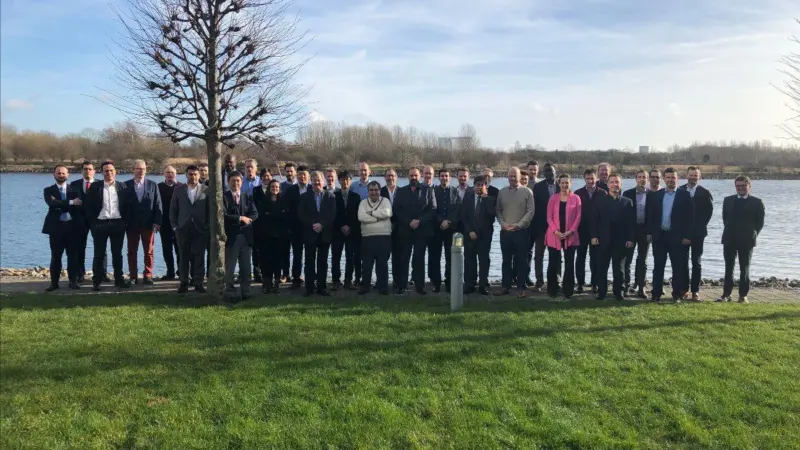 HAZID workshop members in Copenhagen led by BV Marine & Offshore's Panos Koutsourakis and Diane Ruf.