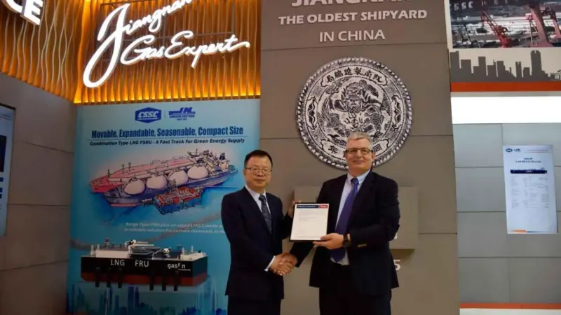 ABS granted approval in principle for Jiangnan’s 99,000m3 ethane carrier design last year and is now classing two newbuilds. (Credit: ABS).