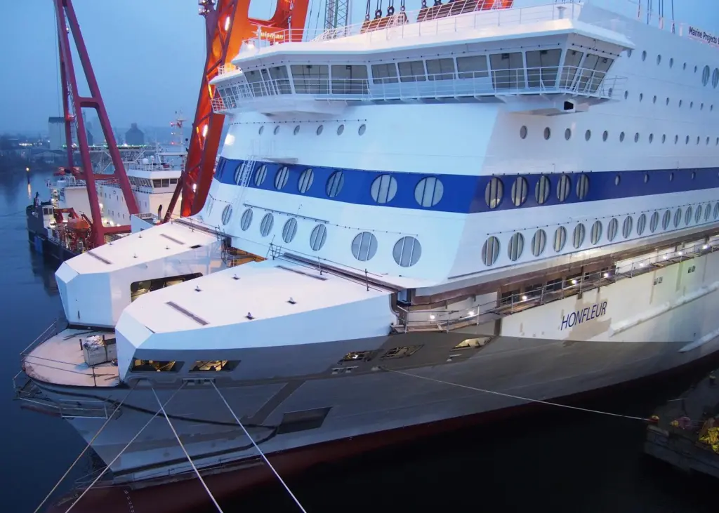 Delayed Honfleur –still at FSG. Its completion is one aim of restructuring.