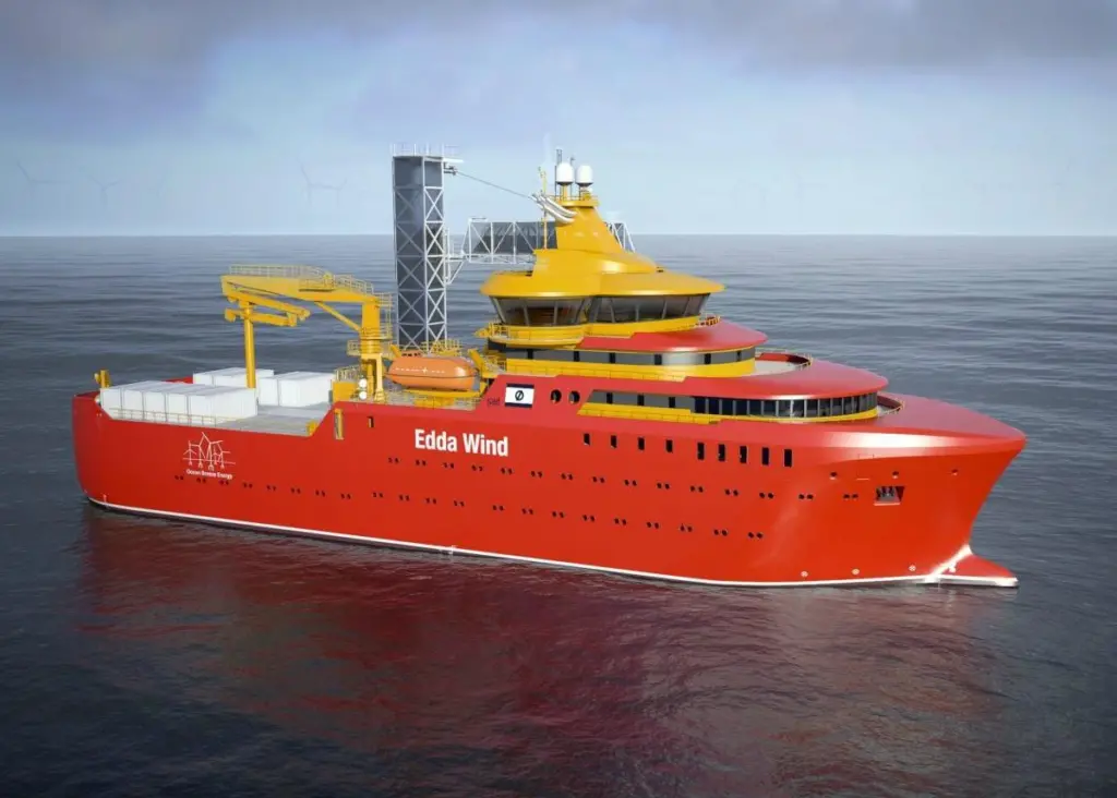 Østensjø Rederi has ordered two 'hydrogen-ready' newbuild CSOVs that are designed for future installation of hydrogen-based fuel cell technology. (Picture courtesy: Østensjø Rederi)
