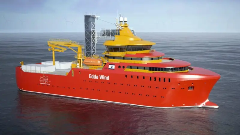 Østensjø Rederi has ordered two 'hydrogen-ready' newbuild CSOVs that are designed for future installation of hydrogen-based fuel cell technology. (Picture courtesy: Østensjø Rederi)