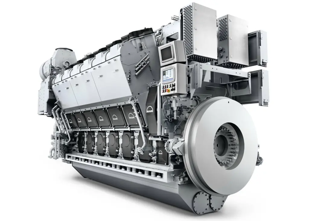 The 12V32/44CR engine Photo: MAN ES