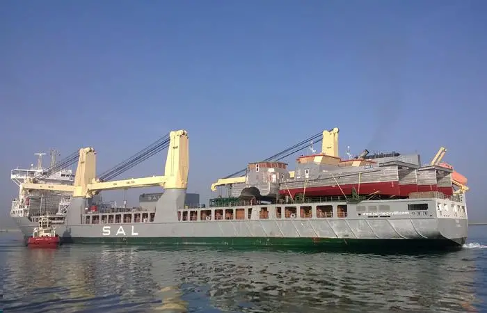 FuelSave is fitting its FS+ kit on six cargo vessels, starting with the ‘MV Trina’. Here it will be applied to both the main 12.5MW 58/64CD MAN engine and three 1MW auxiliaries. Photo:SAL