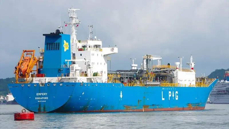 Petredec’s new series of ethylene carriers will be an optimised version of the Empery type.(Photo: MarineTraffic/Ye Chia-Wei).