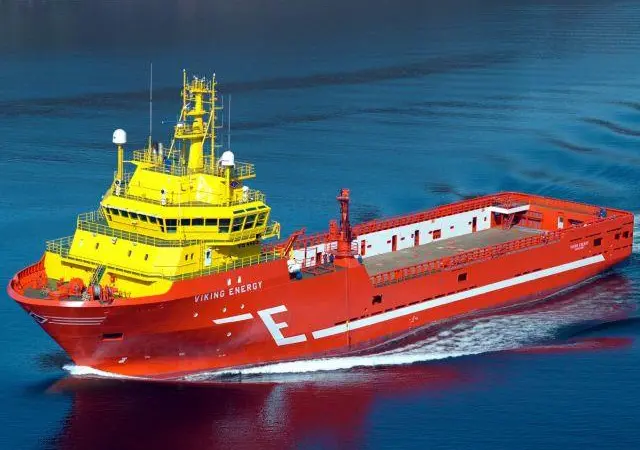 Wärtsilä is supplying a power technology and ammonia storage and distribution system for the conversion of Eidesvik’s offshore supply vessel 'Viking Energy' (pictured) to operate on a 2MW direct ammonia solid oxide fuel cell (SOFC).
