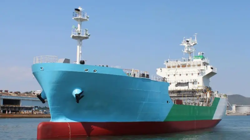 Kawasaki Heavy Industries launched Japan's first LNG bunker vessel at its Sakaide works on 13 May 2020.
