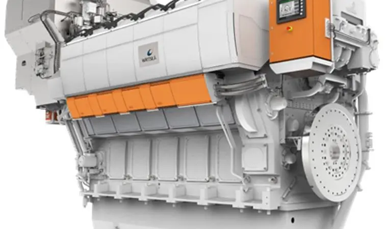 The Wärtsilä 31 medium-speed four-stroke has been designed for fuel adaptability. Image: Wärtsilä