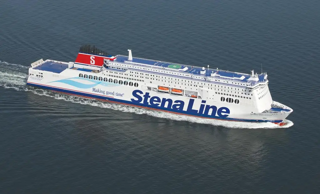 The capacity of ropaxes has not really increased since the Stena Hollandica (pictured) was launched in 2010.