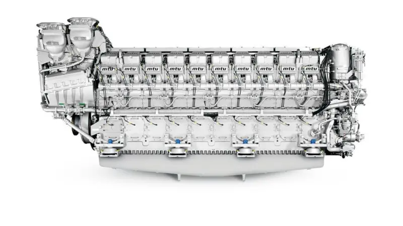 Rolls-Royce MTU 20V 8000 M71 Photo: Rolls-Royce
