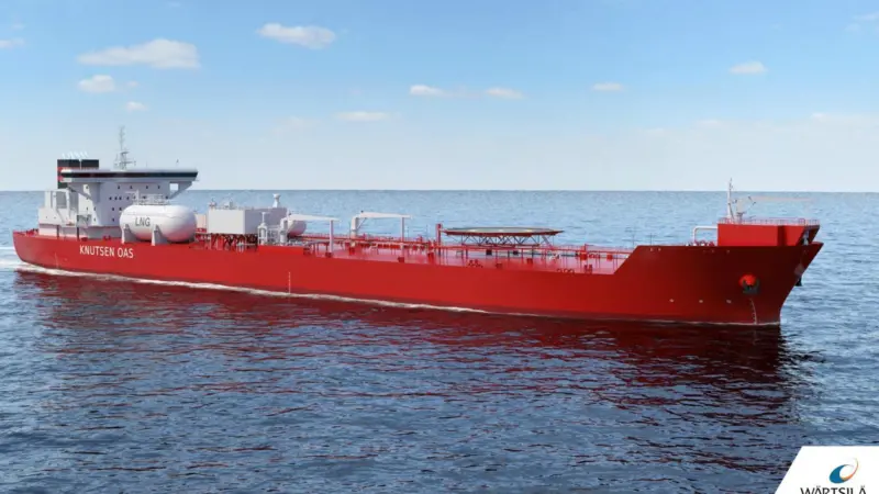 The two new shuttle tankers for the KNOT Group will feature Wärtsilä’s unique technology combining VOC recovery with an LNG fuel gas supply system.