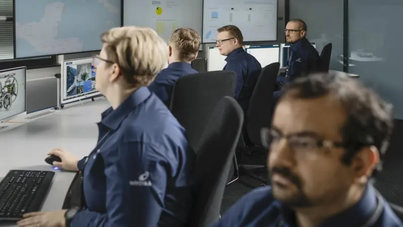 Wärtsilä’s data-driven DMP solution uses digital technology and expert analysis to maximise asset uptime Photo: Wärtsilä