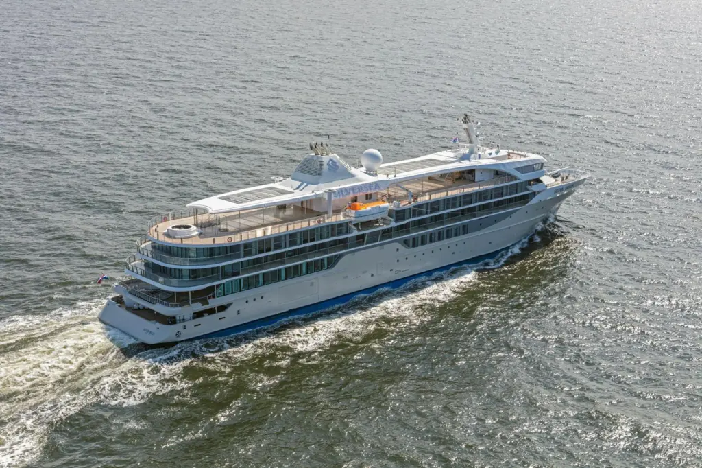 Dutch-built for the ‘high-end’ expedition cruise market, Silver Origin (credit: Silversea Cruises).