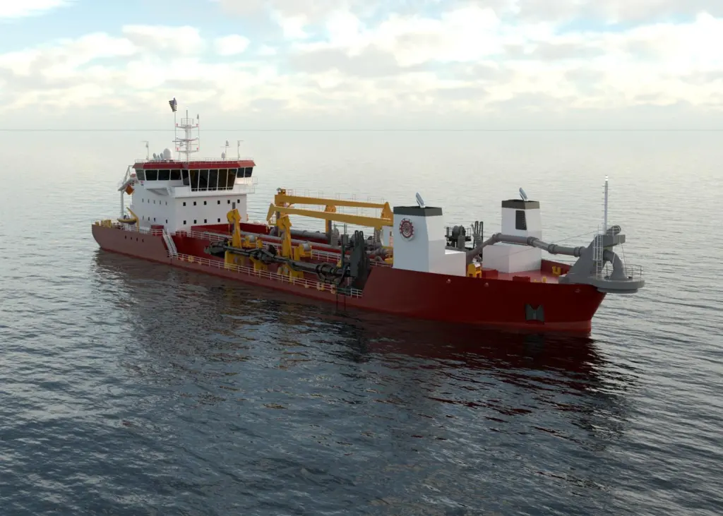 Artist’s impression of the new TSHD Photo: C-Job