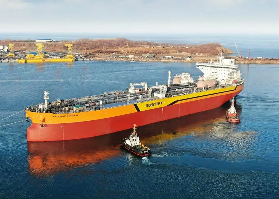 Russian aspirations being realised: first Aframax tanker from the Zvezda yard. (credit: Zvezda).