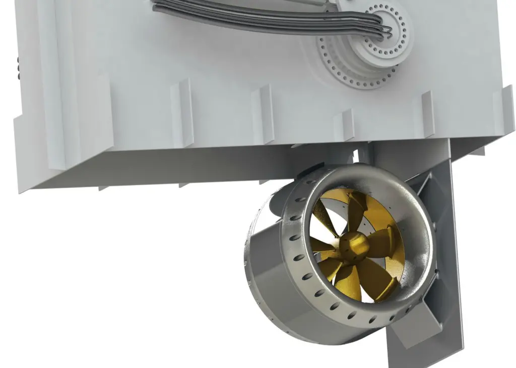 SCHOTTEL has launched a new retractable variant of its rim thruster (SRT). (Image courtesy of SCHOTTEL)