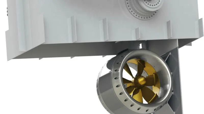 SCHOTTEL has launched a new retractable variant of its rim thruster (SRT). (Image courtesy of SCHOTTEL)