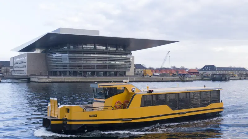 The delivery of five ferries from Damen Shipyard Kozle represent the first commercial reference for Echandia Marine’s full new battery system, based on Toshiba’s LTO battery technology. (Image courtesy of Damen Shipyards)