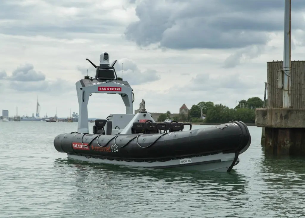 The P24 in Portsmouth Harbour Photo: BAE Systems