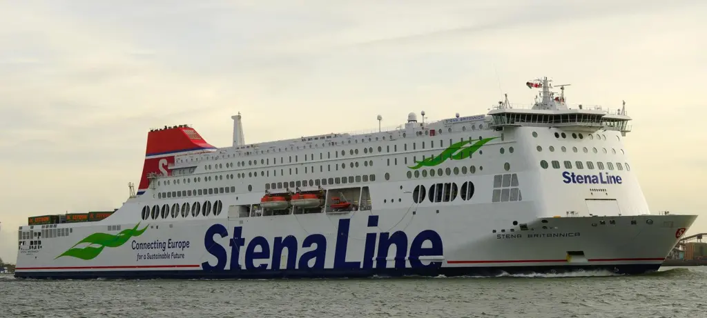 There were plans to create the 'Stena Britannica' conversion superstructure from composites.. Image: Stena Line