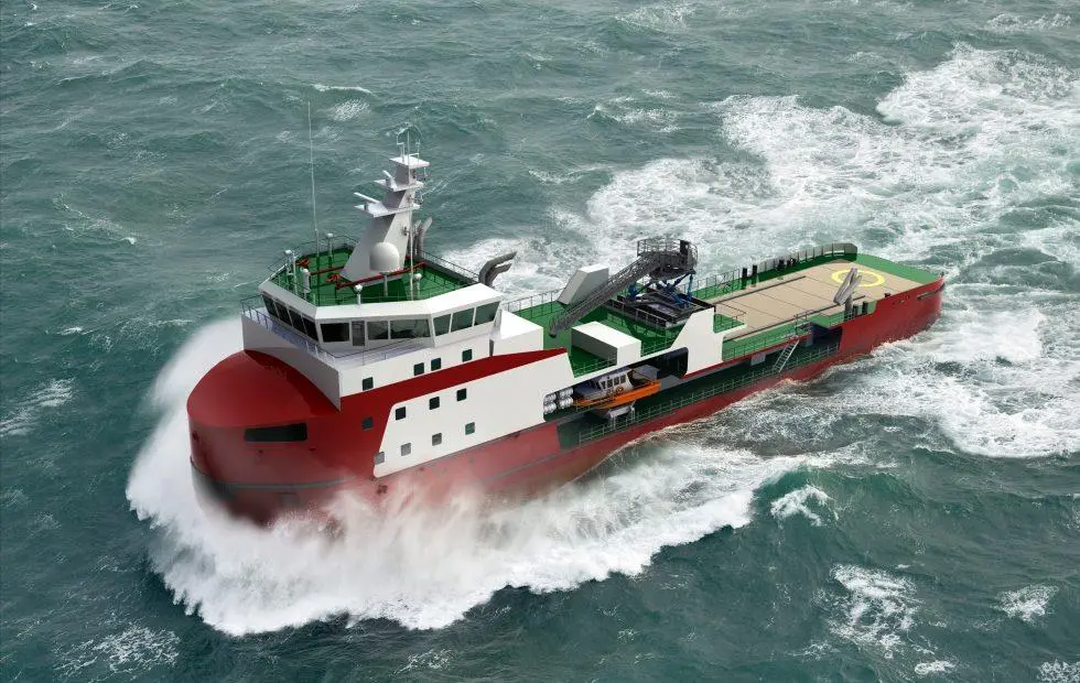 Royal Niestern Sander benefited from Wagenborg Offshore's operational experience during the development of the walk to work vessel design. (Image: Royal Niestern Sander)