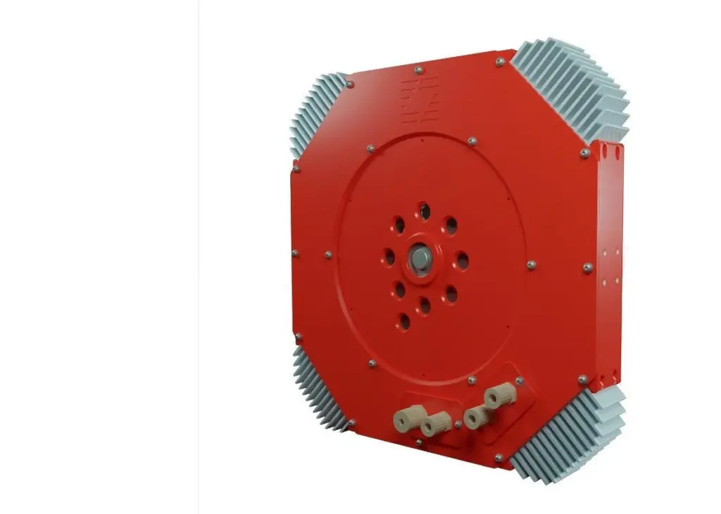 The Infinitum motor, which features printed circuit boards as the stator, was developed for fan and pump applications.