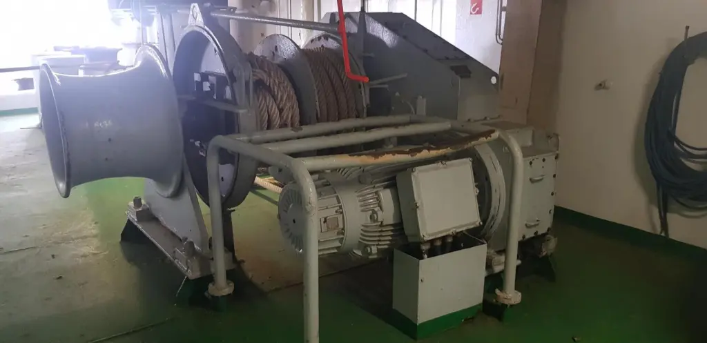 The winch aboard the MS Amorella after the retrofit (Image: ABB)