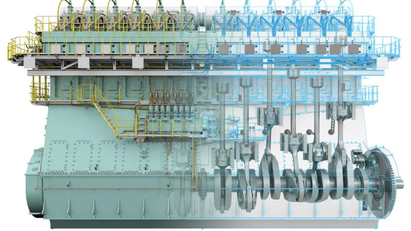 WinGD has released revised guidance for cylinder oil selection and use. (Image: WinGD)