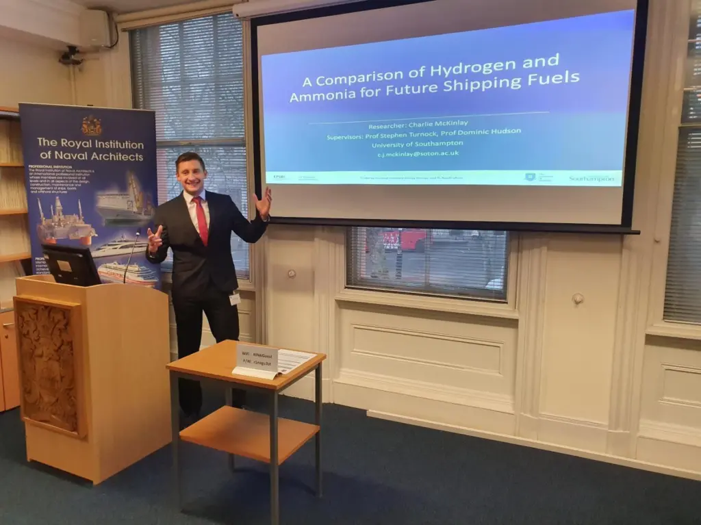 The University of Southampton is pursuing fundamental research into the feasibility of fully composite cryogenic tanks for marine applications, according to Charlie McKinlay (pictured).