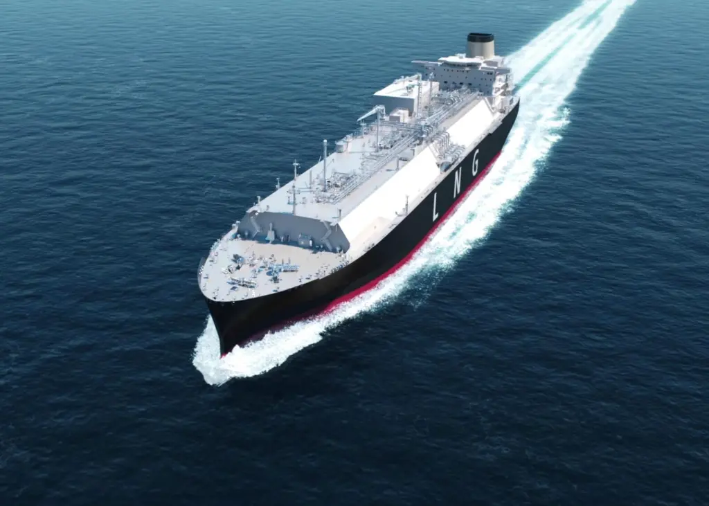 The six new 174,000 cbm LNG carriers destined for long-term charter to Shell will feature dual-fuel X-DF engines. (Image: Shell)