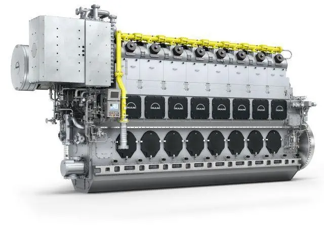 MAN ES engineers are assessing the feasibility of direct gas injection on four-stroke gas engines, such as the 51/60DF. (Image: MAN ES)