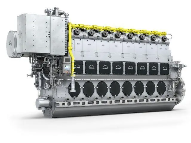MAN ES engineers are assessing the feasibility of direct gas injection on four-stroke gas engines, such as the 51/60DF. (Image: MAN ES)