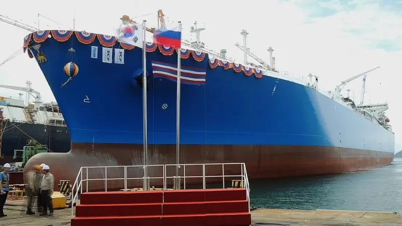An LNG carrier (Image: Russian Maritime Register of Shipping, RS)